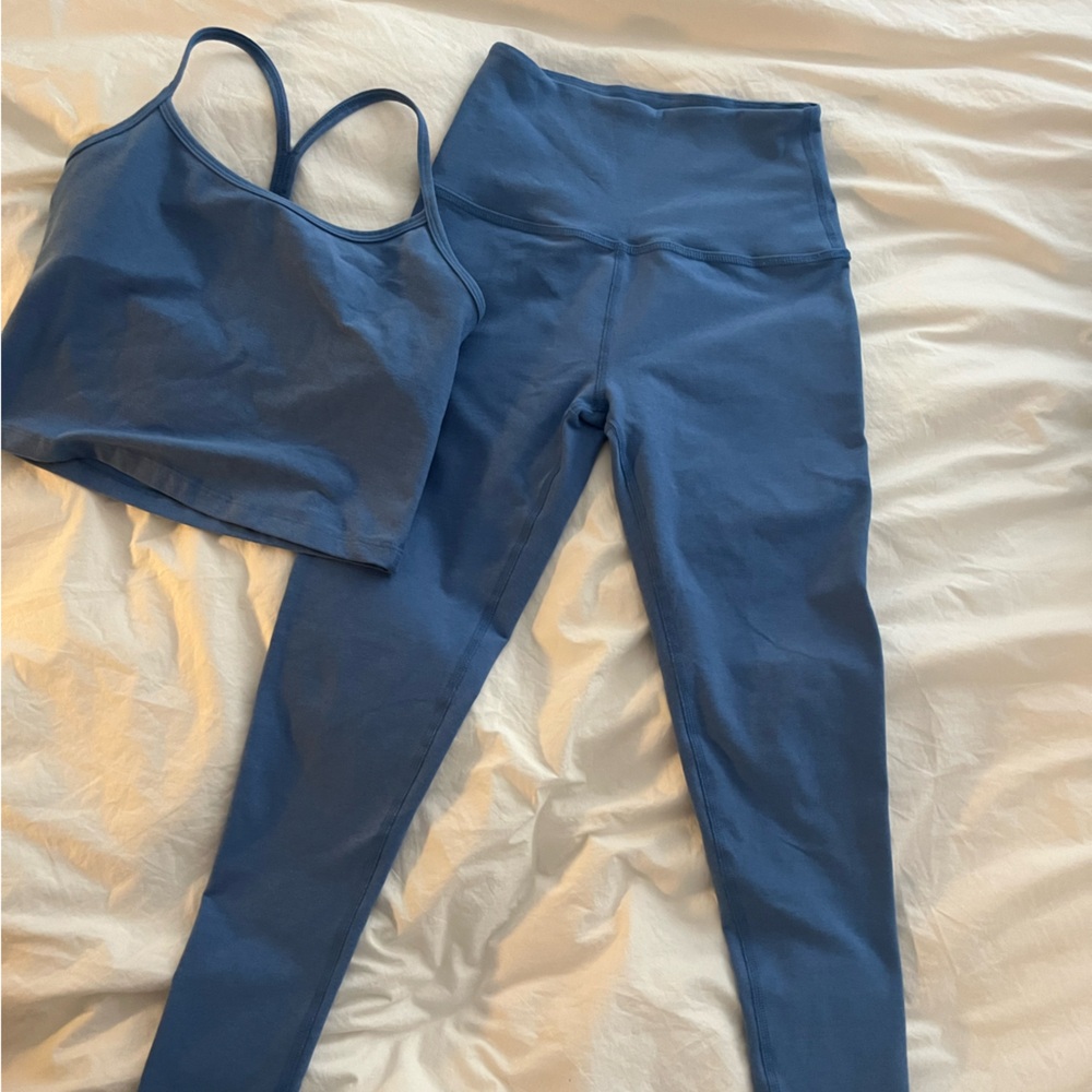 Beyond Yoga blue set size small